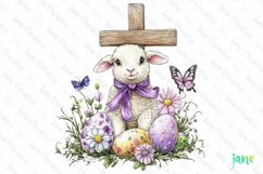 Risen Easter Clipart Sublimation Product Image 1