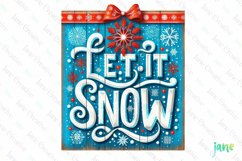 Rustic and Festive Christmas Sign Product Image 1