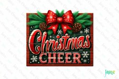 Rustic and Festive Christmas Sign Product Image 1