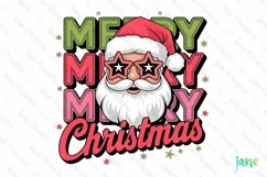 Merry Christmas Santa Christmas Quotes Sublimation Product Image 1