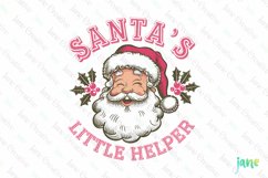 Santa's Little Helper Sublimation Product Image 1