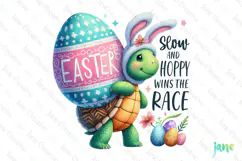 Slow And Hoppy Wins The Race PNG Product Image 1