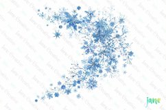 Snowflakes Christmas Sublimation Bundle Product Image 1