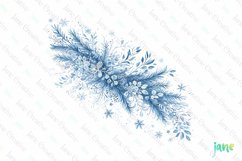 Snowflakes Christmas Sublimation Bundle Product Image 1
