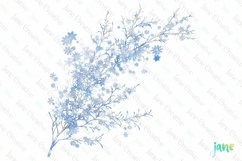 Snowflakes Christmas Sublimation Bundle Product Image 1