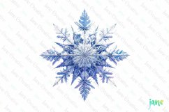 Snowflakes Christmas Sublimation Bundle Product Image 1