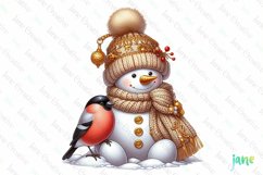 Snowman Joyfully Christmas Sublimation Product Image 1