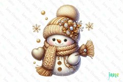 Snowman Joyfully Christmas Sublimation Product Image 1