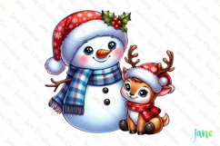 Snowman Joyfully Christmas Sublimation Product Image 1