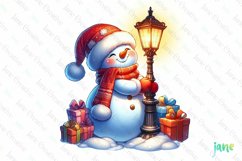 Snowman Joyfully Christmas Sublimation Product Image 1