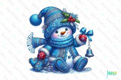 Snowman Joyfully Christmas Sublimation Product Image 1