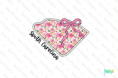 South Carolina Floral Coquette PNG - 50 States Design Product Image 1