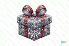 Christmas gifts Sparkling Xmas Sublimation Clipart Product Image 1