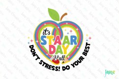 It's Staar Day Y'all Sublimation PNG SVG Product Image 1
