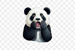 Surpirse Panda Sublimation Clipart Product Image 2