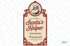 The Original Santa&#039;s Helper Label Sublimation Product Image 1