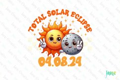 Total Solar Eclipse PNG Sublimation Product Image 1