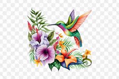 Tropical Bird Watercolor Sublimation Clipart Product Image 3
