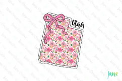 Utah Floral Coquette PNG - 50 States Design Product Image 1