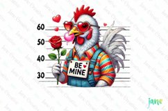 Chicken Valentine Animals Killer Love Clipart Product Image 1