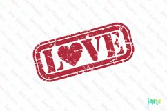 Valentine Post Stamps Sublimation Product Image 1
