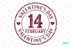 Valentine Post Stamps Sublimation Product Image 1