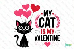 My Cat IsMy Valentine PNG Clipart Product Image 1