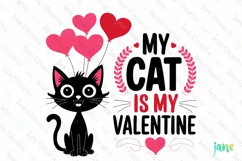 My Cat IsMy Valentine PNG Clipart Product Image 1