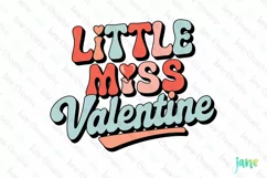 Little Miss Valentine PNG Clipart Product Image 1