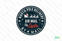 Vintage Christmas Label Sublimation Product Image 1