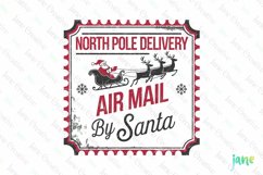 Vintage Christmas Label Sublimation Product Image 1