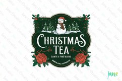 Vintage Christmas Label Sublimation Product Image 1