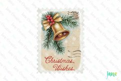 Vintage Christmas Postage Stamp Product Image 1