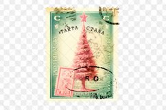Vintage Christmas Stamps Sublimation Product Image 2
