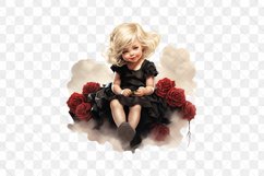 Vintage Royal Blonde Girl In Black Sublimation Bundle Product Image 12