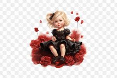 Vintage Royal Blonde Girl In Black Sublimation Bundle Product Image 7