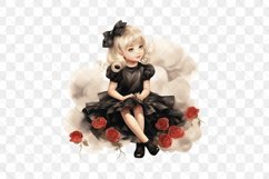 Vintage Royal Blonde Girl In Black Sublimation Bundle Product Image 8