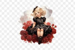 Vintage Royal Blonde Girl In Black Sublimation Bundle Product Image 9