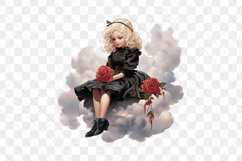 Vintage Royal Blonde Girl In Black Sublimation Bundle Product Image 11