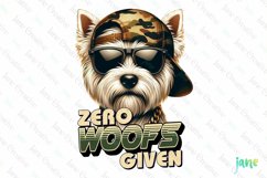 Zero Woofs Given West Highland White Terrier Clipart Product Image 1