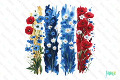 Wildflowers Brushstroke Clipart Product Image 1