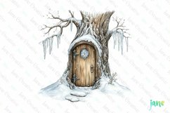 Winter Christmas Sublimation Clipart Product Image 1