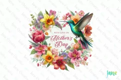 Floral Embrace With Love On Mother's Day Card Product Image 1