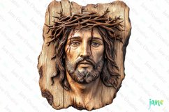 Wooden Board Jesus Christ’s Clipart Product Image 1