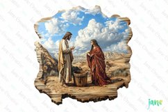 Wooden Board Jesus Christ’s Clipart Product Image 1