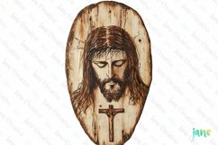 Wooden Board Jesus Christ’s Clipart Product Image 1
