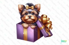 Yorkshire Terrier Christmas Clipart Product Image 1