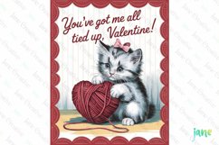 You&#039;ve Got Me All Tied Up Valentine Illustration Card Product Image 1