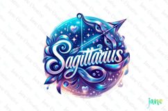 Sagittarius Zodiac Bundle Clipart Sublimation Product Image 1