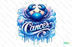 Cancer Zodiac Bundle Clipart Sublimation Product Image 1
